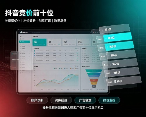 下陆抖音搜索竞价